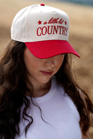 A Little Bit Country - Red Stitching